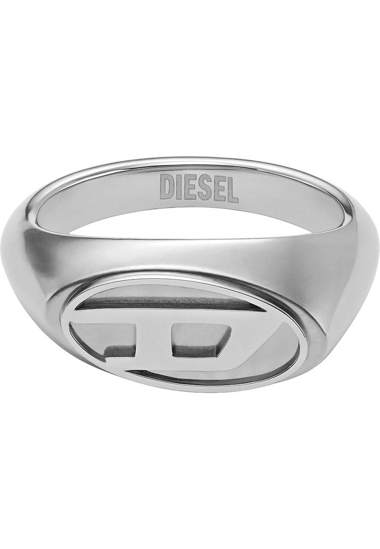 Diesel Herren-Edelstahl-Signet Ring, DX147504011.5