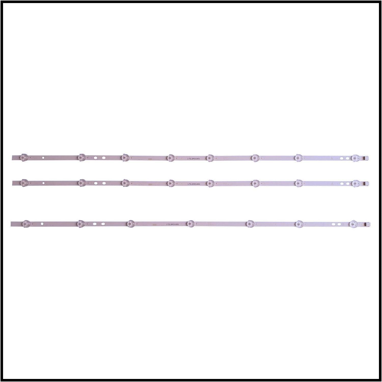 Generico KIT 3 BARRE LED PER TV VESTEL VES400UNDS-2D-N11 VES400UNDS-2D-N12