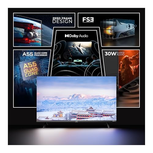 Image of Wobble 100.3 cm (40 inches) K Series Full High Definition Smart LED TV with Google TV 5.0 (Black) WB40FDAGU2841D25
