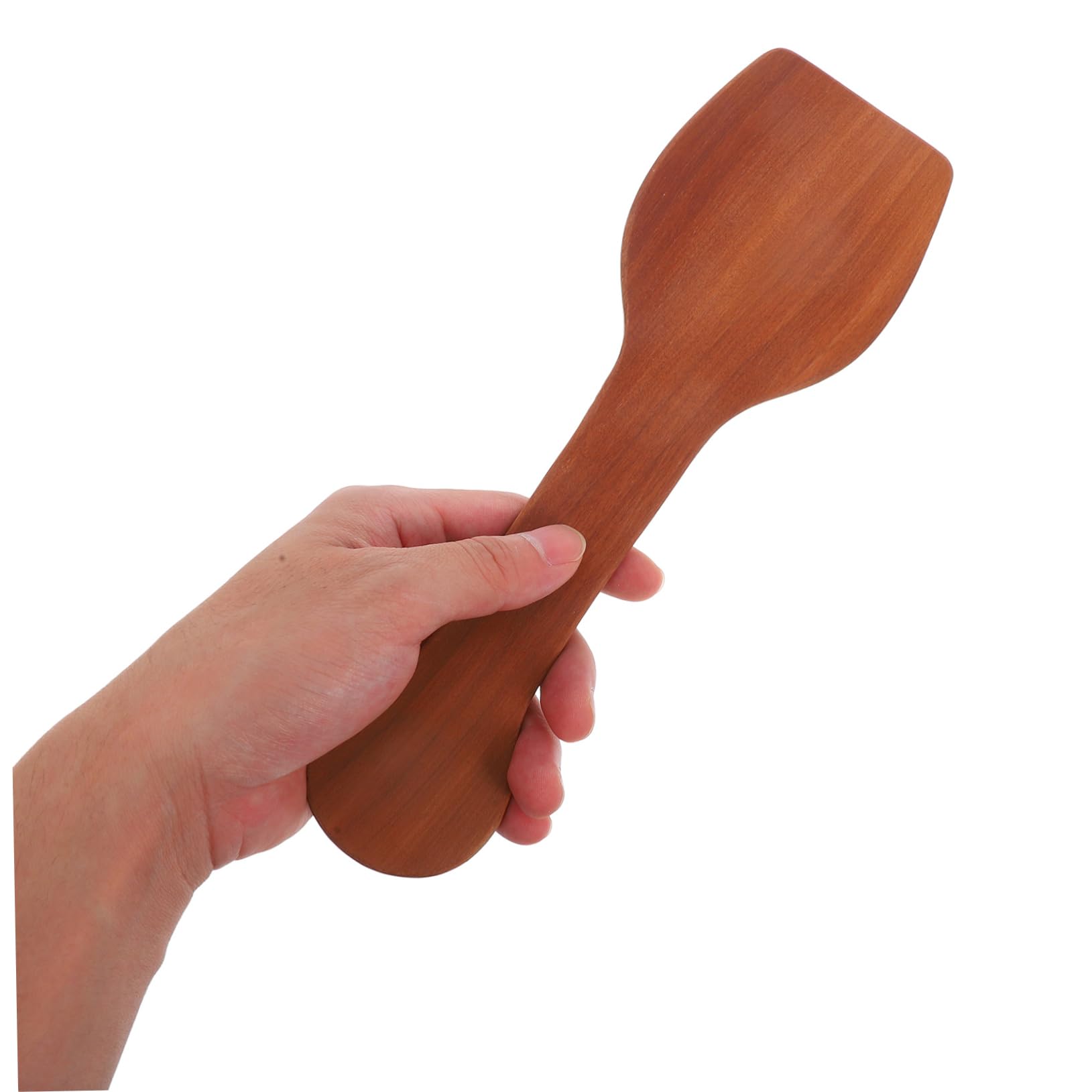 Anneome Herramienta para Modelado de Arcilla y Madera Marrón, Paleta de Arcilla de Madera Fácil de Manejar para Artesanía y Modelado