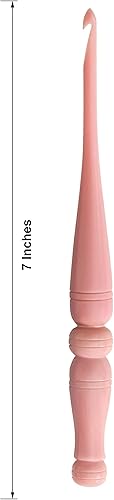 Miniatura 5 de Ommi - Ganchos de ganchillo con mango ergonómico, gancho de ganchillo hecho a mano de 7 pulgadas, aguja de tejer, tejido de hilo para manualidades,