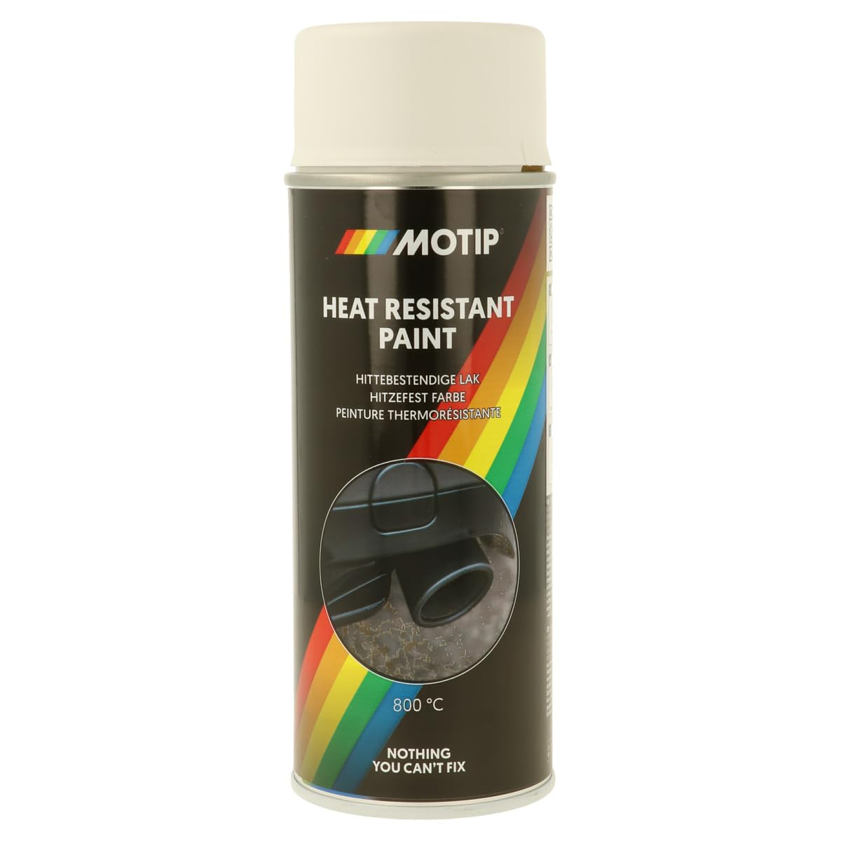 Motip Peinture Haute-Température - Blanc - 400ml