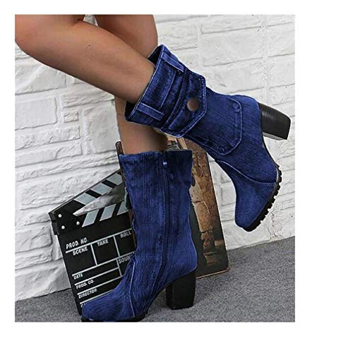 botas de tela vaquera