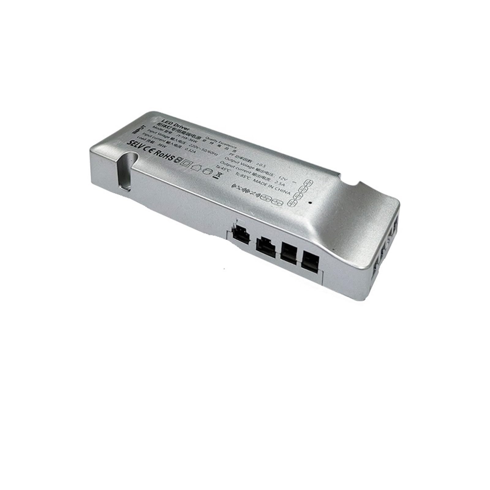 PWANUIGTE Conventional Cabinet Light Dedicated Power Supply 220 to 12V24V Interface Induction Switch with Transformer(Regular style-36W/12V)