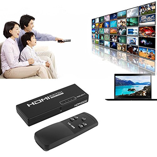 Buy Leoie 5 Port HDMI Switcher 1080P Video Audio Converter with Remote
