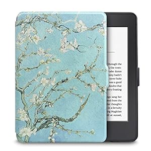 WALNEW Case for Kindle Paperwhite Prior to 2018(Model No.EY21 or DP75SDI) – PU Leather Case Smart Protective Cover Only…