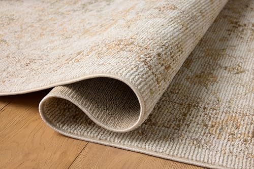 Loloi Magnolia Home by Joanna Gaines Pace Collection PAC-04 Natural/Multi 5'-3" x 7'-6" Area Rug