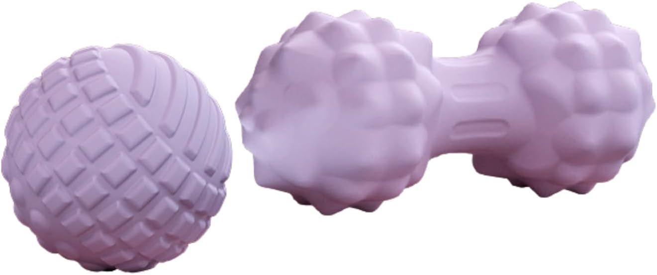 Muscle Recovery Ball – High-Density [TPE] Foam Roller for Myofascial Release, Relieves Foot/Back Pain – Yoga & Fitness Massage Tool