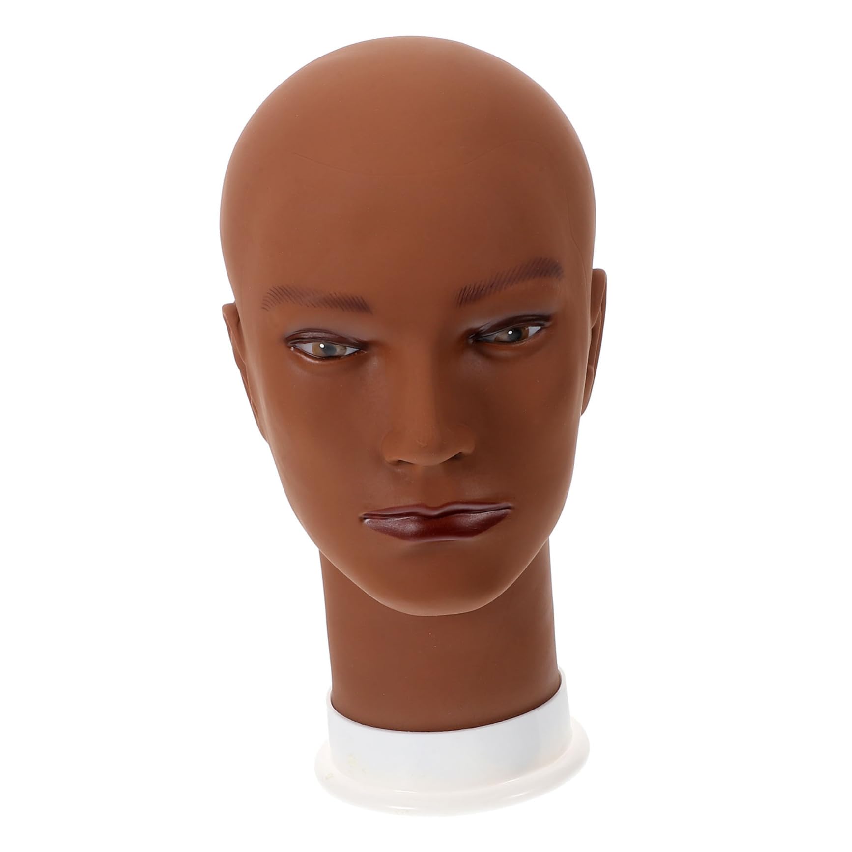 HAPINARY Professional Wig Display Stand Mannequin Head for Wig Storage Styling Hat Support Rack Non-slip Surface Lifelike Appearance