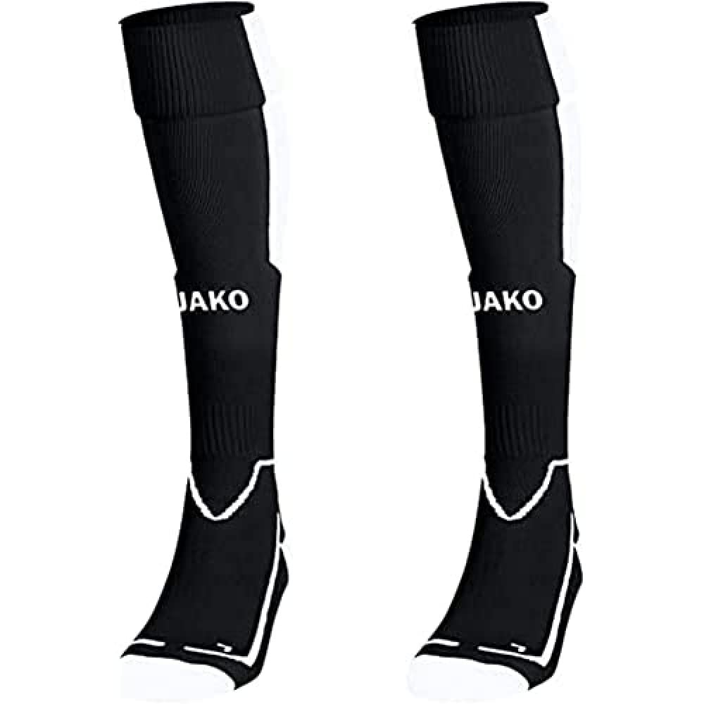 JAKO Lazio Socks Unisex Socks - Black-and-White, 5 (43-46)