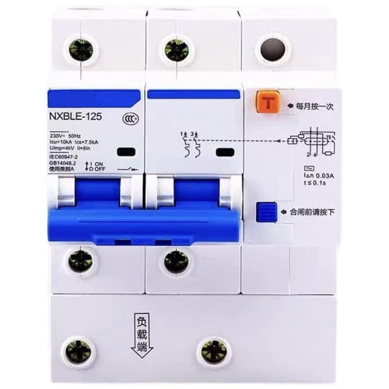 Disjoncteur différentiel 2P C125 30mA NXBLE-125 protection habitation