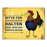 Das Gegackere gar nicht beachten - die Tratschhühner gehören in den Stall.