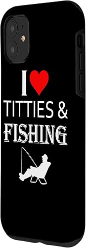 Miniatura 17 de iPhone 7 Plus/8 Plus I Love Titties and Fishing Funny Fisherman Estuche de regalo