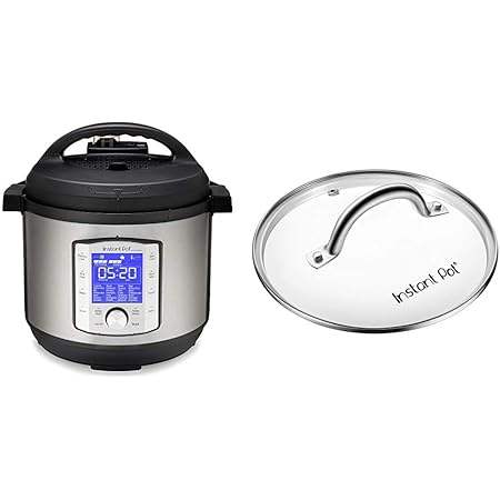 Instant Pot Duo Evo Plus 9-in-1 Electric Pressure Cooker, Sterilizer, Slow Cooker, Rice Cooker, Grain Maker, 8 Quart, 10 Programs & Tempered Glass lid, Clear 10 Inch (26 cm) 8 Quart