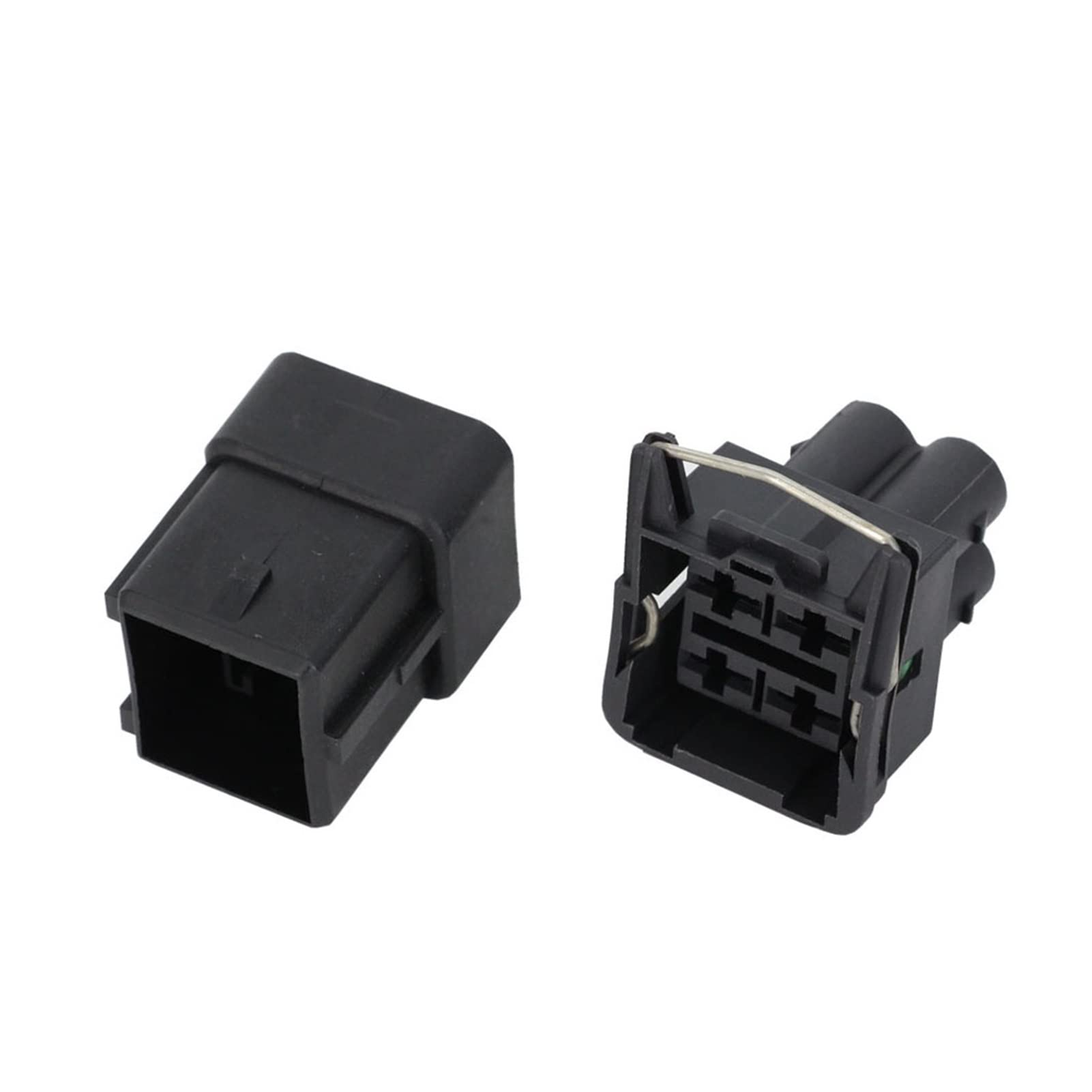 VAIGAI Yige Store 4 Pin Dj70454-6.3-11/21 Conector automático Femenino y Masculino 6.3 Serie con terminales 4p (Size : 5 Sets)