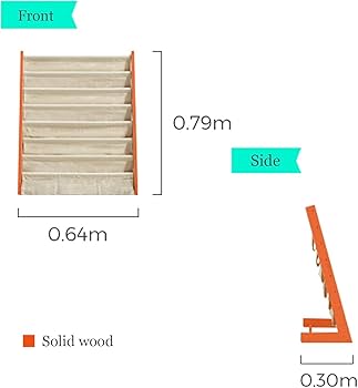 Amazon.co.jp: 無垢材の子供の本棚絵本棚赤ちゃんのおもちゃ