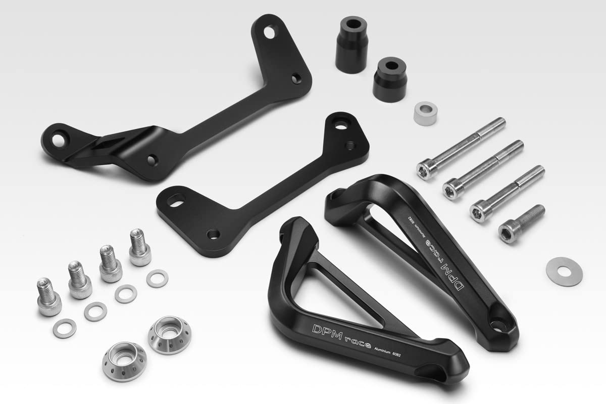 MT09 2021/25 - Kit Paramotore (R-0958) - Protezione Paratelaio Anticaduta in Alluminio - Minuteria Inclusa - Accessori De Pretto Moto (DPM Race) - 100% Made in Italy