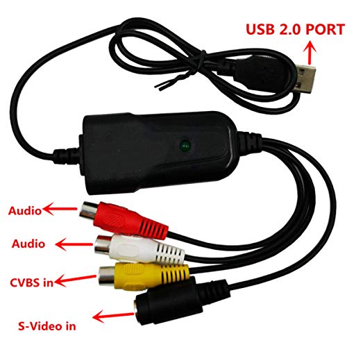 Adaptateur capture video USB 2.0 RCA S-Video pour numeriser VHS - 3