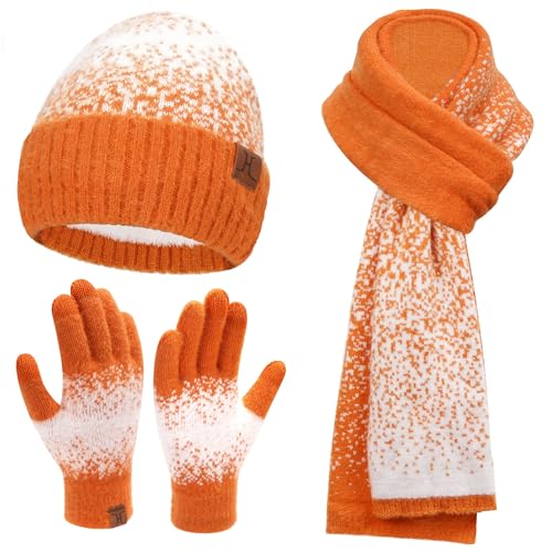 Womens Winter Knit Beanie Hats and Touchscreen...
