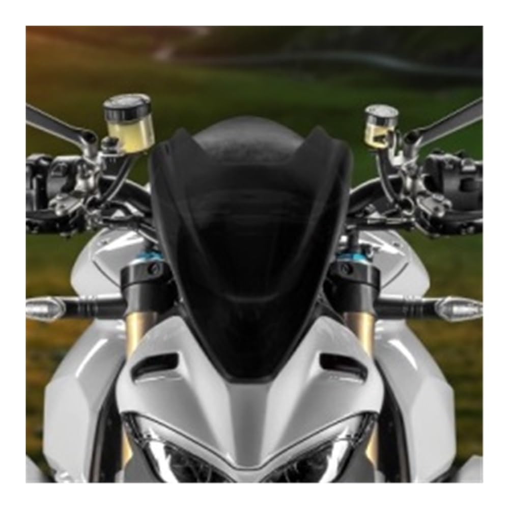 Pare-Brise Moto Pour Street Pour Fighter Pour V4 Pour V4S V2 2020-2022 Pare-brise Déflecteur D'écran Carénage Écran(Color 032)