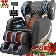 Upgraded Massage Chair Full Body, Zero Gravity Massage Chair Recliner- 10 Fix Points, 2026 Shiatsu Massage Chairs with Heat, Airbags, Foot Massage, 6 Auto Modes, Bluetooth Speaker