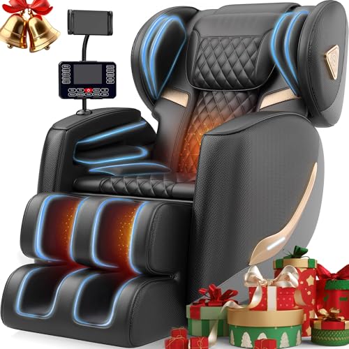 VUYSUYVY Upgraded Massage Chair Full Body, Zero Gravity Massage Chair Recliner- 10 Fix Points, 2026 Shiatsu Massage Chairs with Heat, Airbags, Foot Massage, 6 Auto Modes, Bluetooth Speaker