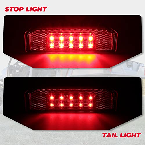 Kemimoto Tail Light, Utv Brake Light Compatible With Polaris Ranger 900 Xp 1000 570 Full Size General Accessories Ranger Rear Lights Replacement For #2412774 (Fit Passenger & Driver Side) #TOP2