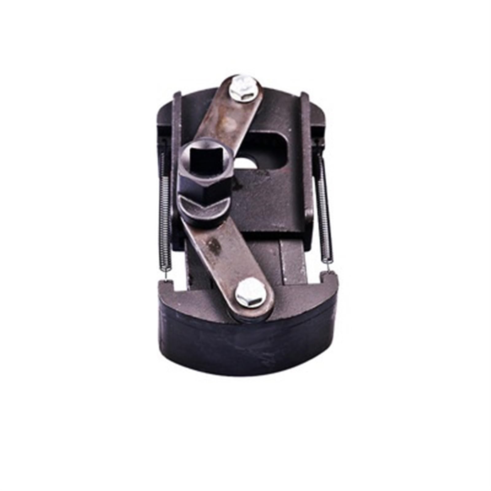 Llave de filtro de aceite de 2 mordazas ajustable de acero fundido Universal, herramienta de extracción de combustible, llaves de filtro de acero fundido de dos garras(Color:80 to 105mm)