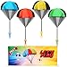 Parachute Toy, Tangle Free Throwing Toy Parachute, Outdoor Children's Flying Toys, No Battery nor Assembly Required (4 Pieces Set)