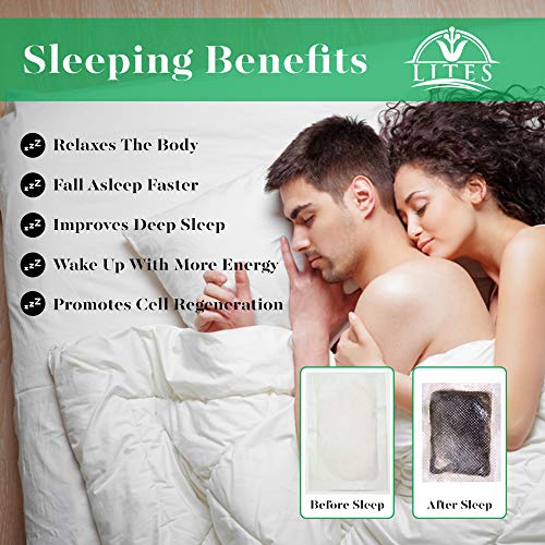 Lites Foot Pads - (60Pcs) Premium Foot Pad, Relieve Stress | Organic & Natural Foot Pad | Sleep Better #TOP2