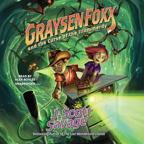 Graysen Foxx and the Curse of the Illuminerdy by J. Scott Savage episode artwork
