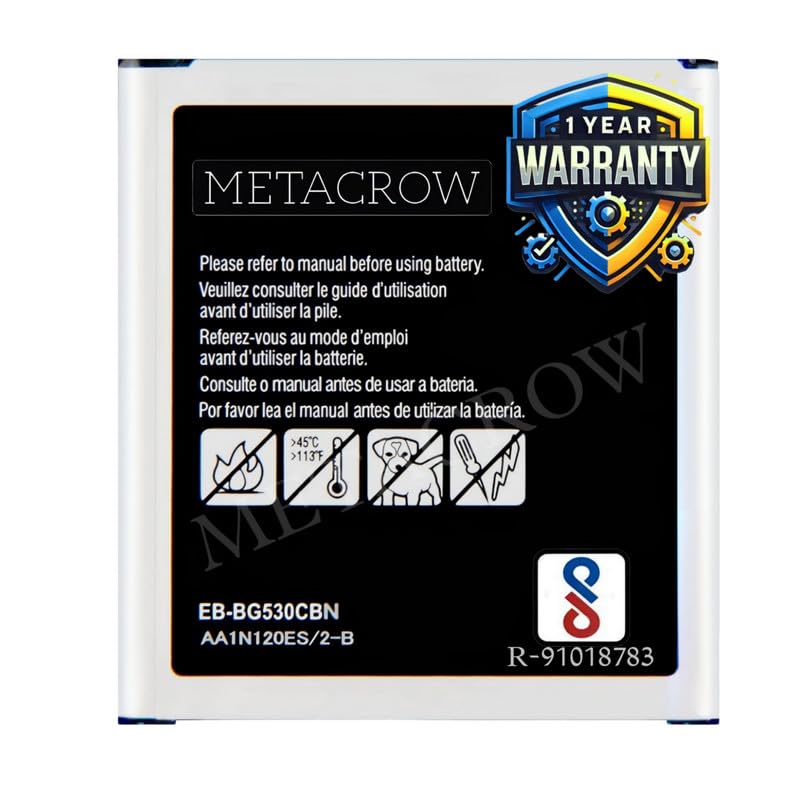 Image of Original EB-BG530CBN Battery Compatible for Samsung Galaxy J2 Pro (2018) SM-J250F Battery - (2600mAh) - 1 Year Warranty MC13