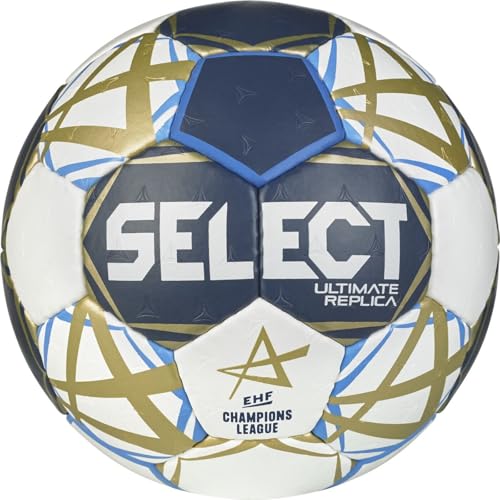 Select Replica EHF Champions League v25 Talla 3, Azul/Blanco