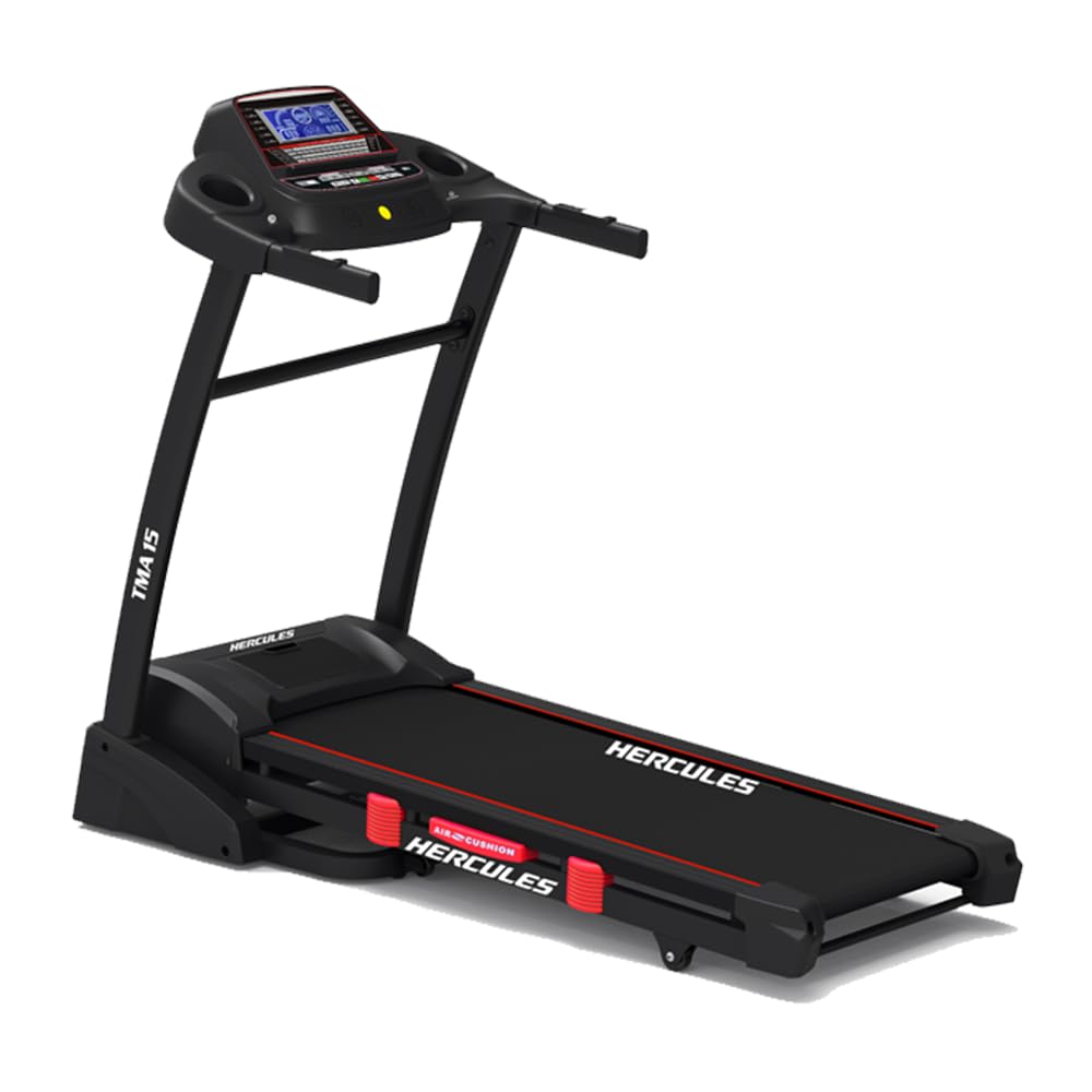 Hercules Fitness TMA15 3.0 H.P D.C Motorized 15 Level Auto Incline Treadmill Max Speed 16 Km/Hr Max User Weight 120Kg Free Installation Assistance LCD Display Perfect Running Machine for Home Gym-image-28