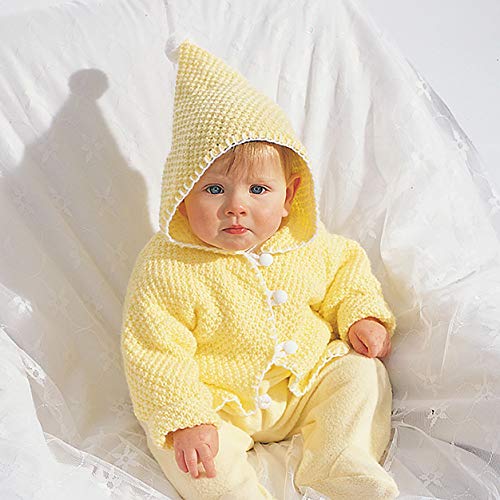Image of Bernat Softee Baby Yarn, 5 oz, Gauge 3 Light, Lemon
