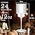 24PCS Ribbed Plastic Wine Glasses - 12oz Unbreakable Wine Glasses with Stem, Disposable Clear Plastic Champagne Cups with Ribbon for Party, Wedding, Poolside, Outdoor, Camping, Picnic