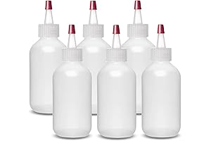 ljdeals 2 oz Plastic Squeeze Bottles with Yorker Caps