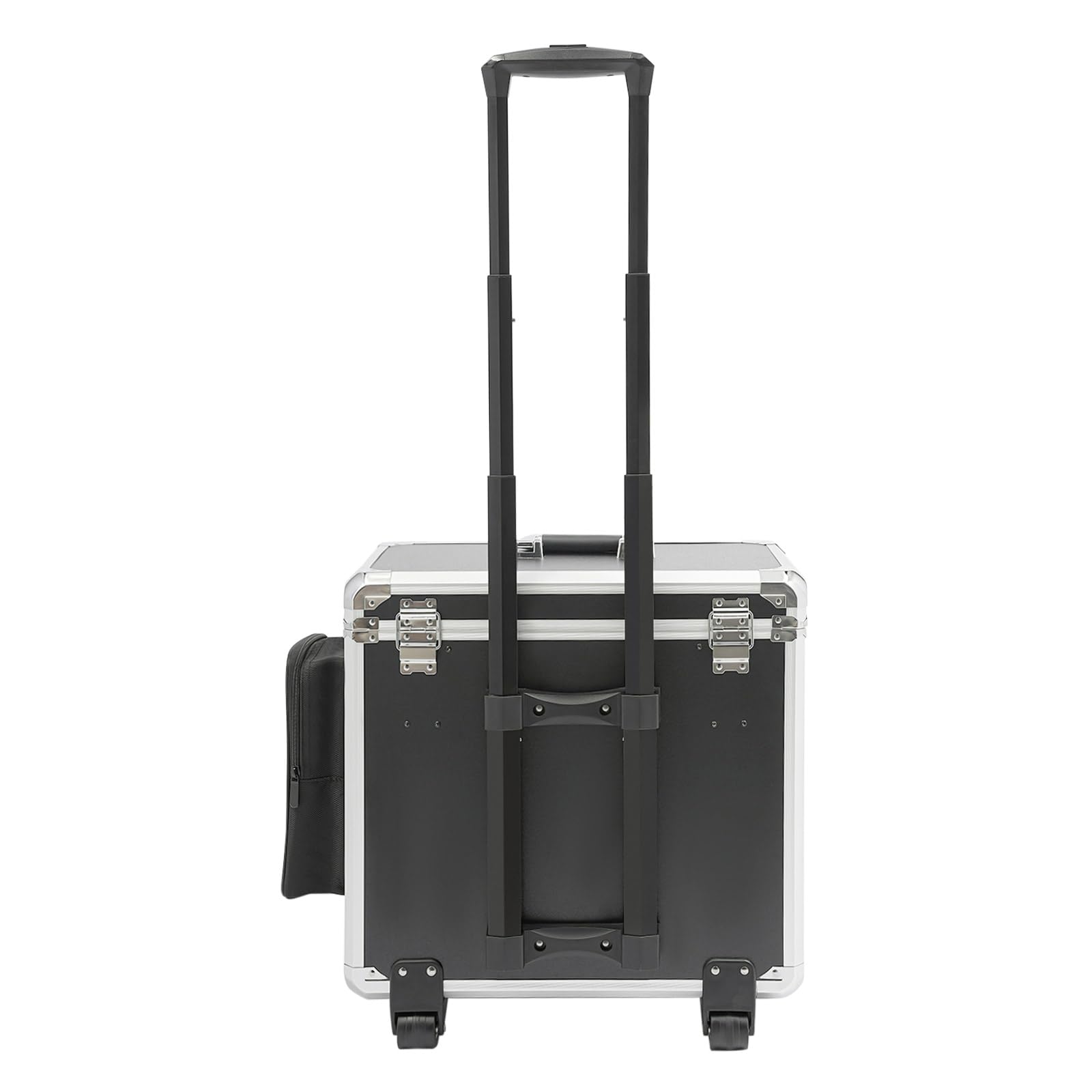 Fußpflege Koffer, Mobile-fußpflege Fusspflegekoffer mit 2 Räder 4 Schlüssel, Tragfähigkeit 50 kg, Werkzeug Organizer für Fußbadgeschäfte,Massagesalons (Schwarz+Silber)