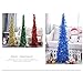 Queta Árbol de Navidad Plegable, Árbol de Navidad Brillante Artificial Plegable Telescópico,...
