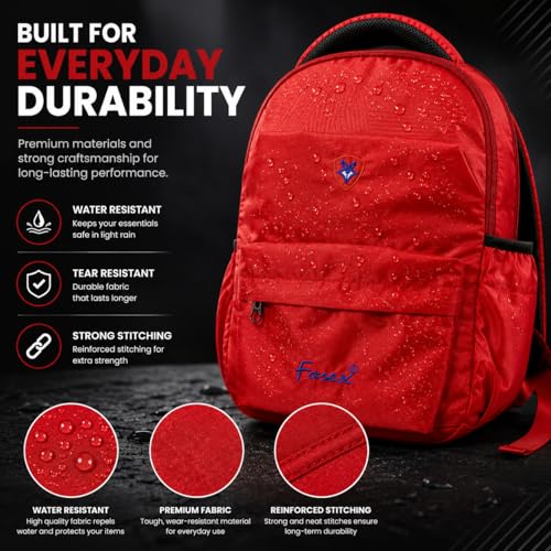 Image of Devinbha Waterproof Backpack | Stylish & Durable School, College & Travel Bag for Boys, Girls, | Lightweight Everyday