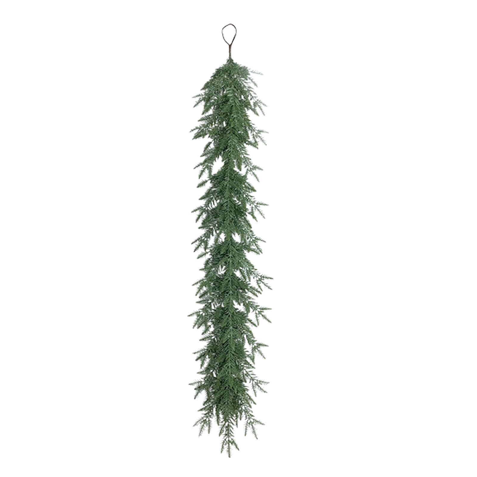 Guirlande de pin au toucher naturel pour noël accessoires art