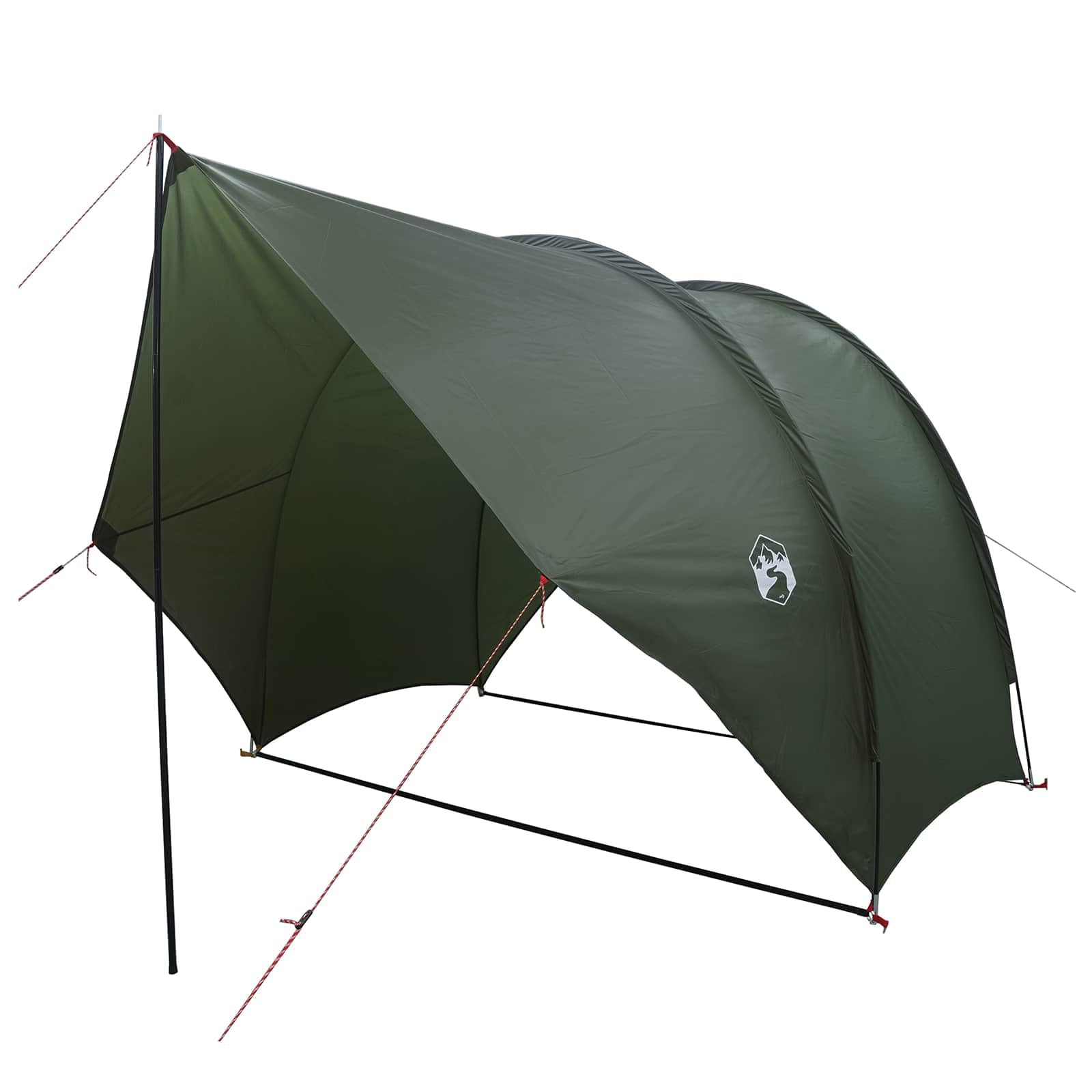 Heck-Awning wodoodporny, zielony, 405 x 280 x 220 cm, na kemping i do aktywności na świeżym powietrzu