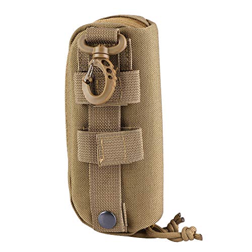 Fsskgx Molle - Estuche para gafas de sol, portátil, resistente a los golpes, color negro caqui M Cover