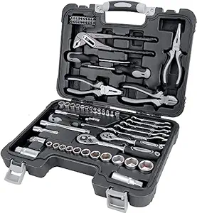 amazon basics Household Tool Set, 65 Pieces