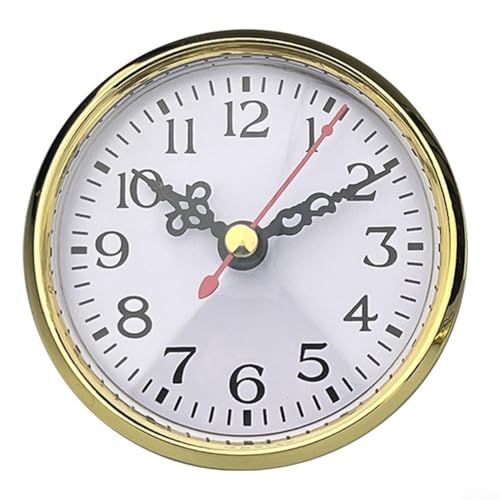 Reloj redondo con péndulo e inserto de marco de fotos personalizado, material metálico, diseñado para sala de estar o espacio de trabajo con núcleo de cronometraje fiable (A)