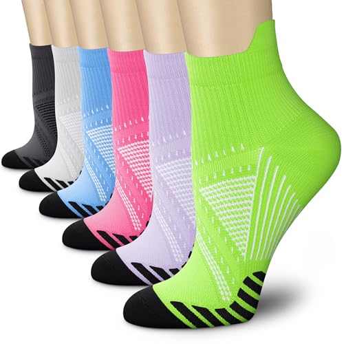 Image of CHARMKING Compression Socks for Women & Men Circulation 15-20 mmHg is Best for Athletic Running Cycling Nurse Daily Wear