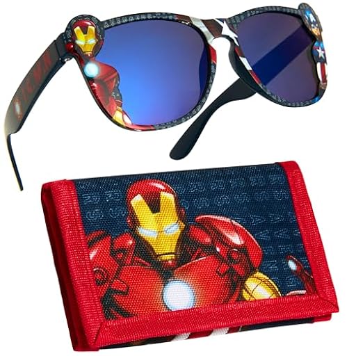 Marvel Avengers Set Gafas de Sol Niño con protección UV y Billetera Trifold (Rojo/Negro Avengers) | Ya disponible en tu tienda friki favorita! En mundofriki.es! Marvel Avengers Set Gafas de Sol Niño con protección UV y Billetera Trifold (Rojo/Negro Avengers) | Ya disponible en tu tienda friki favorita! En mundofriki.es!