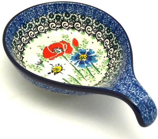 Polish Pottery Spoon/Ladle Rest - Unikat Signature - U4968