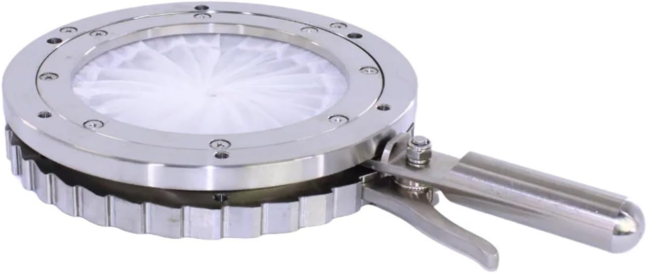 1Pcs DN250 10inch AD Iris Diaphragm Valves Manual Type/Stainless Steel 304 Valve Body/Powder-Specific/Bulk Handling Solid Flowing