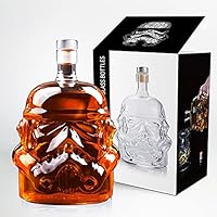 VI AI Whiskey Decanter, Liquor Flasche und Stopfer, für Ehemann oder Männer Vater Geburtstag, Vatertag Whiskey Karafe für Wein, Liquor, Scotch, Bourbon, Brandy - 750ML